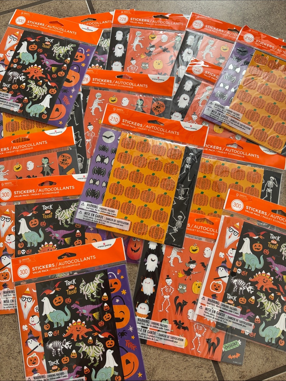 American greetings fall sticker bundle
